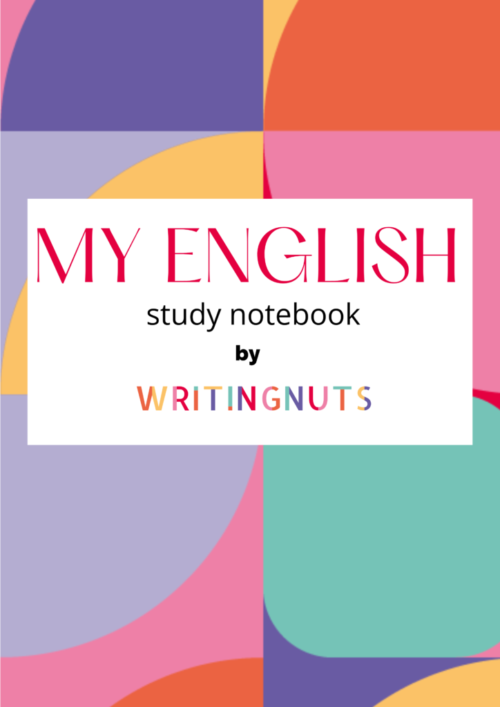 English study notebook by Writingnuts - Writingnuts